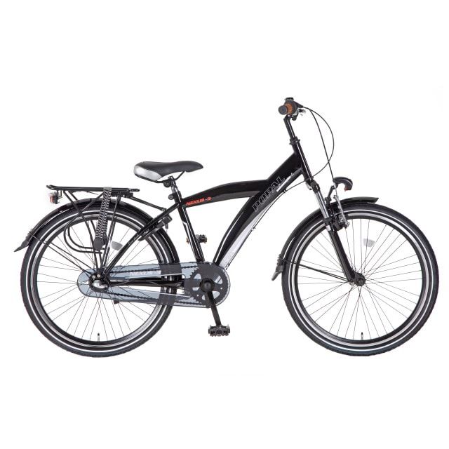 Popal Kicks 24 inch 3 Versnellingen Zwart